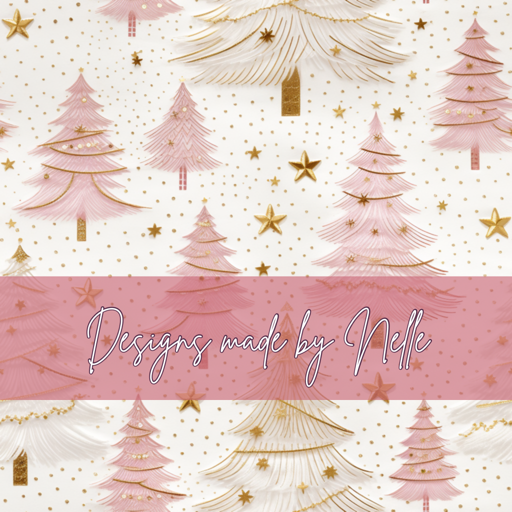 Pink and gold Christmas
