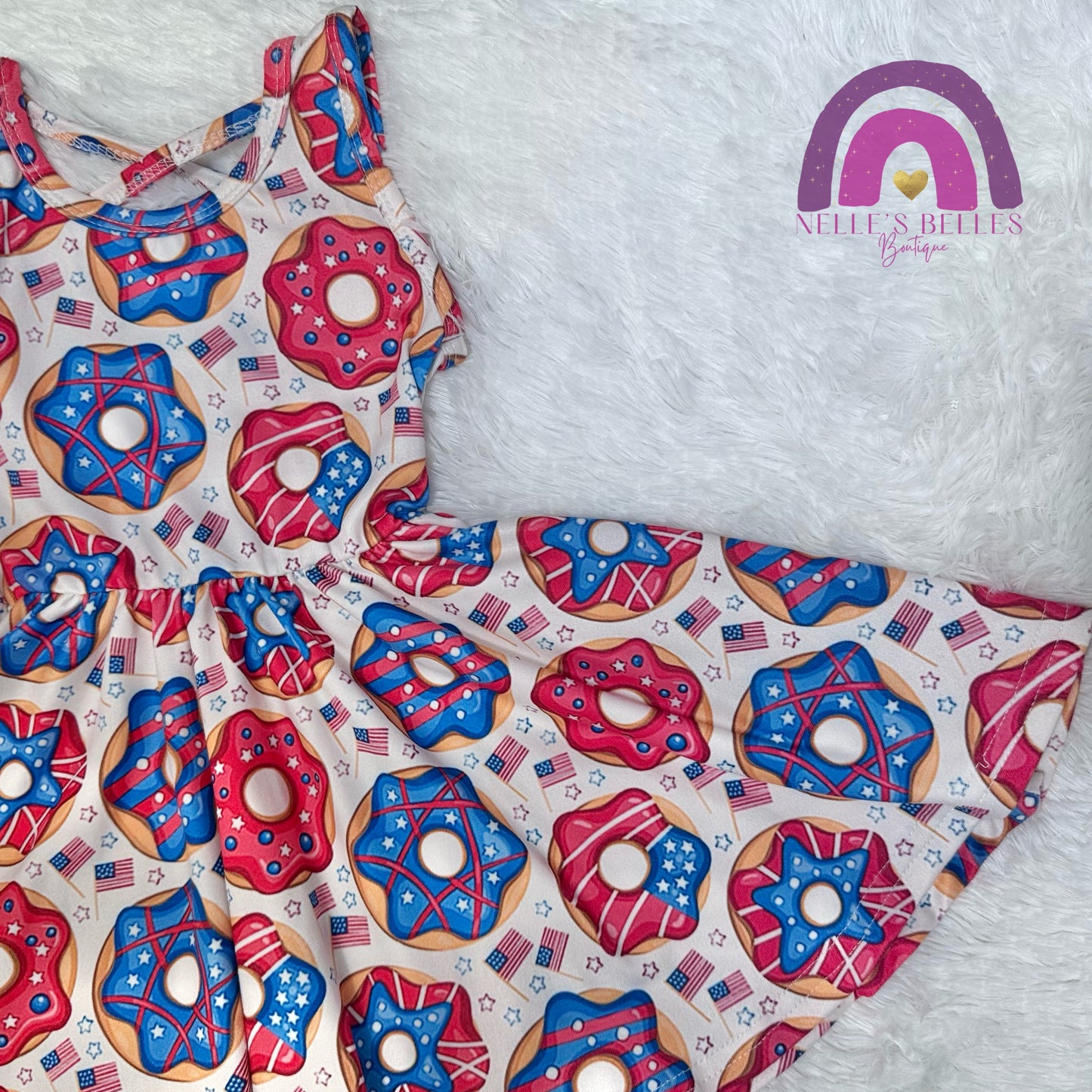 RWB donuts twirl dress (Copy)