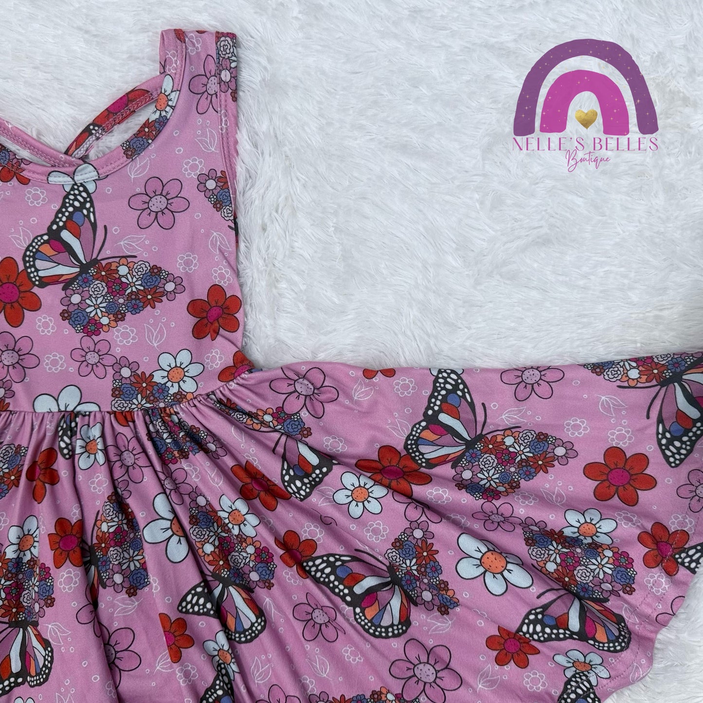 Butterfly twirl dress