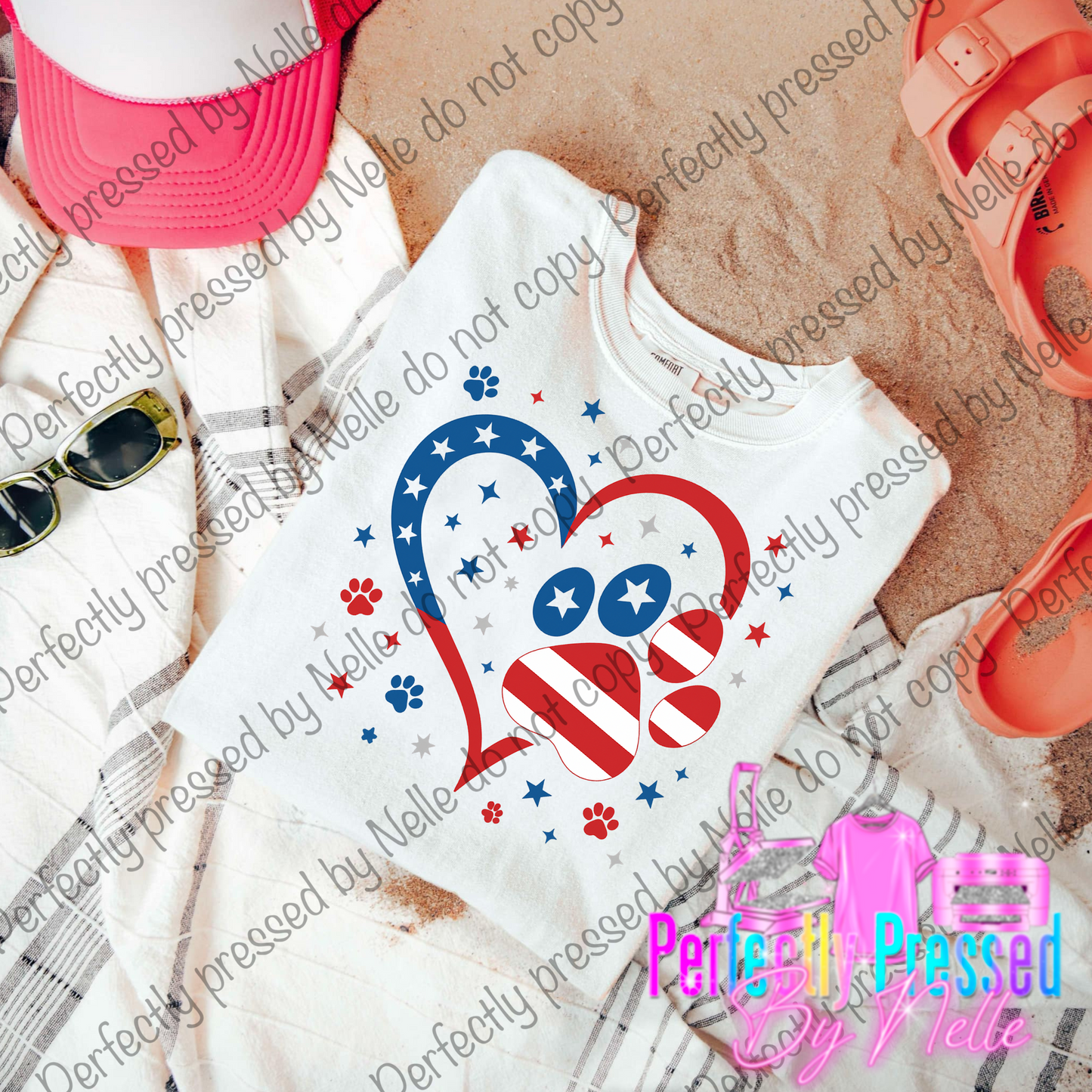 Fourth of July PUPPY (PRINT)