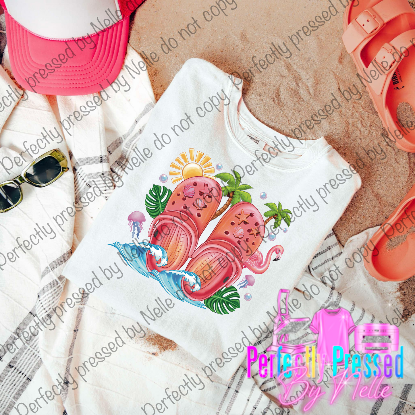 Summer shoes w shell charms