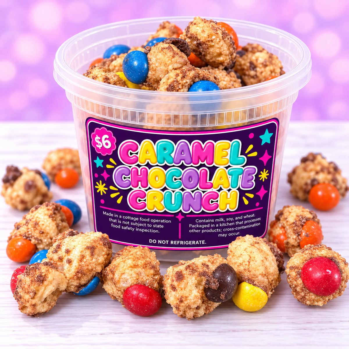 Caramel Chocolate Crunch- Freeze Dried Treat