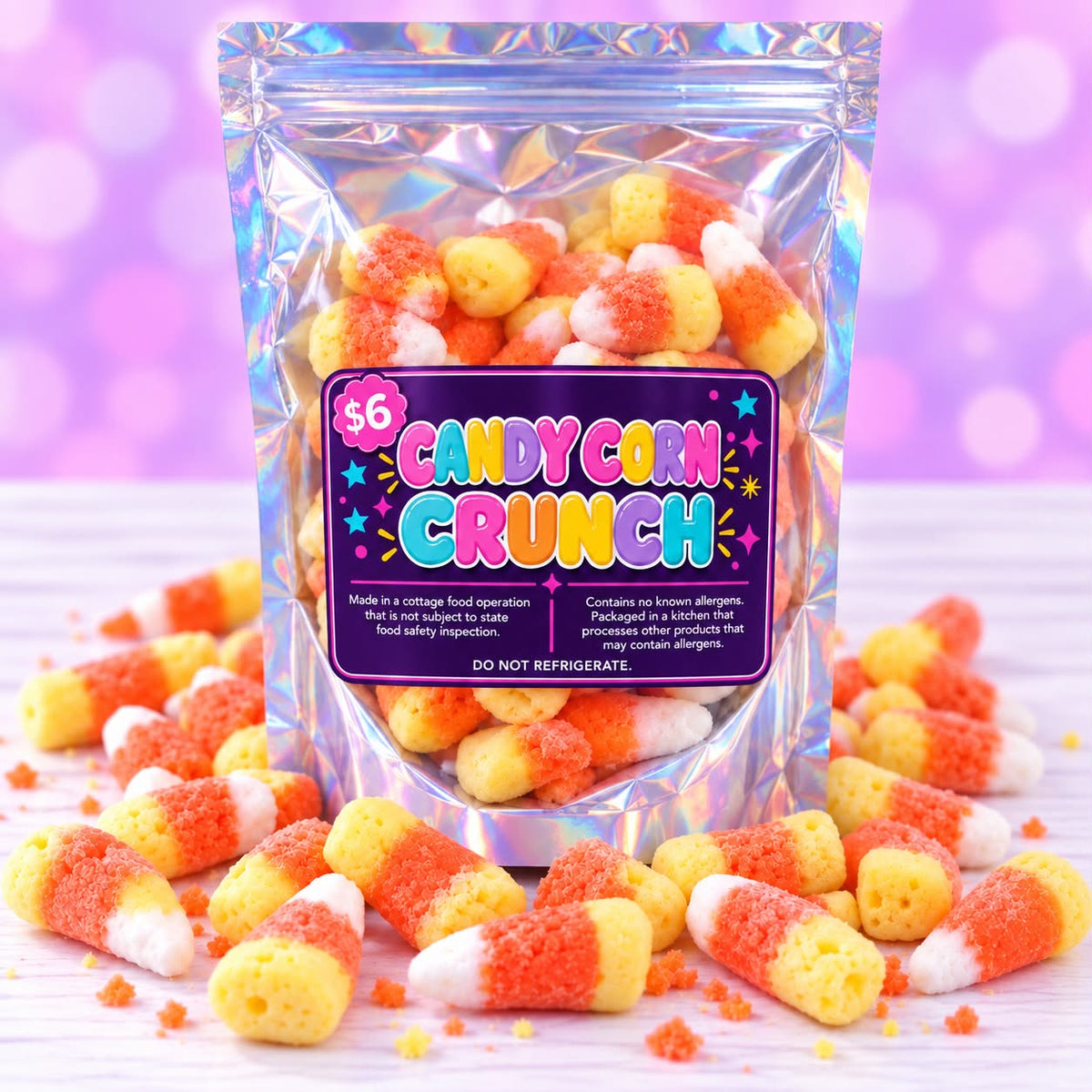 Candy Corn Crunch - Freeze Dried Treat