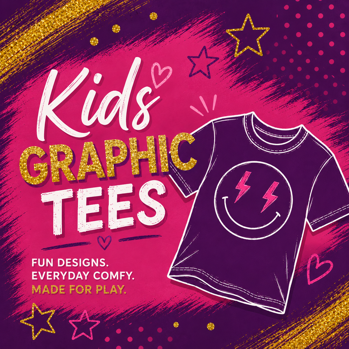 Kids graphic tees