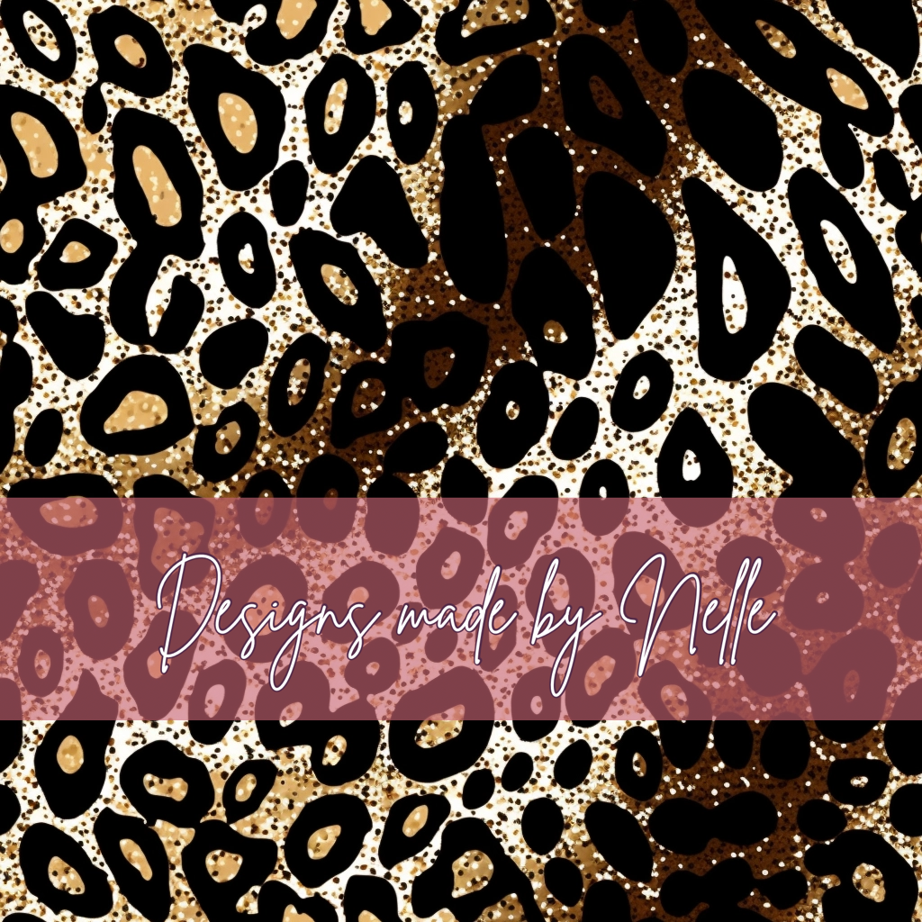 Glitter animal print 1