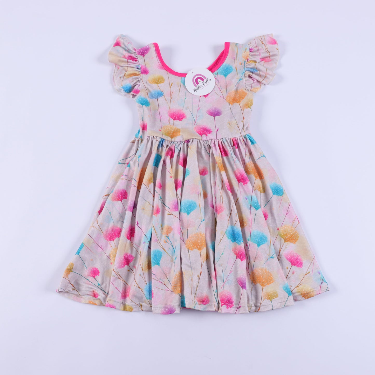 Wild flowers twirl dress