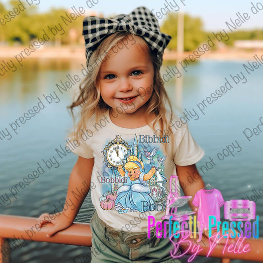 Pooh glass slipper tee