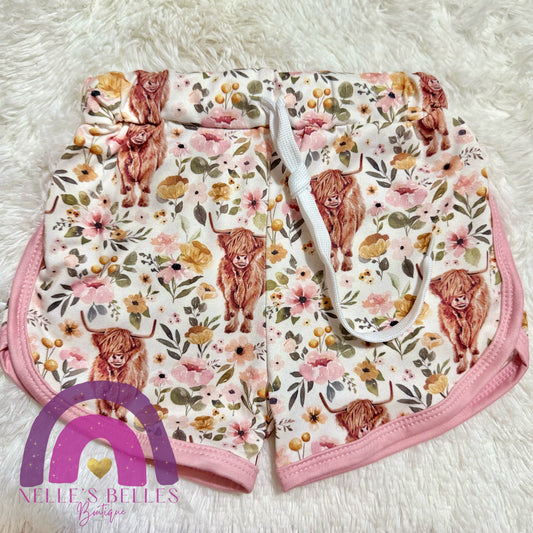 Highland cow shorts