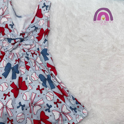 Baseball yoga dress