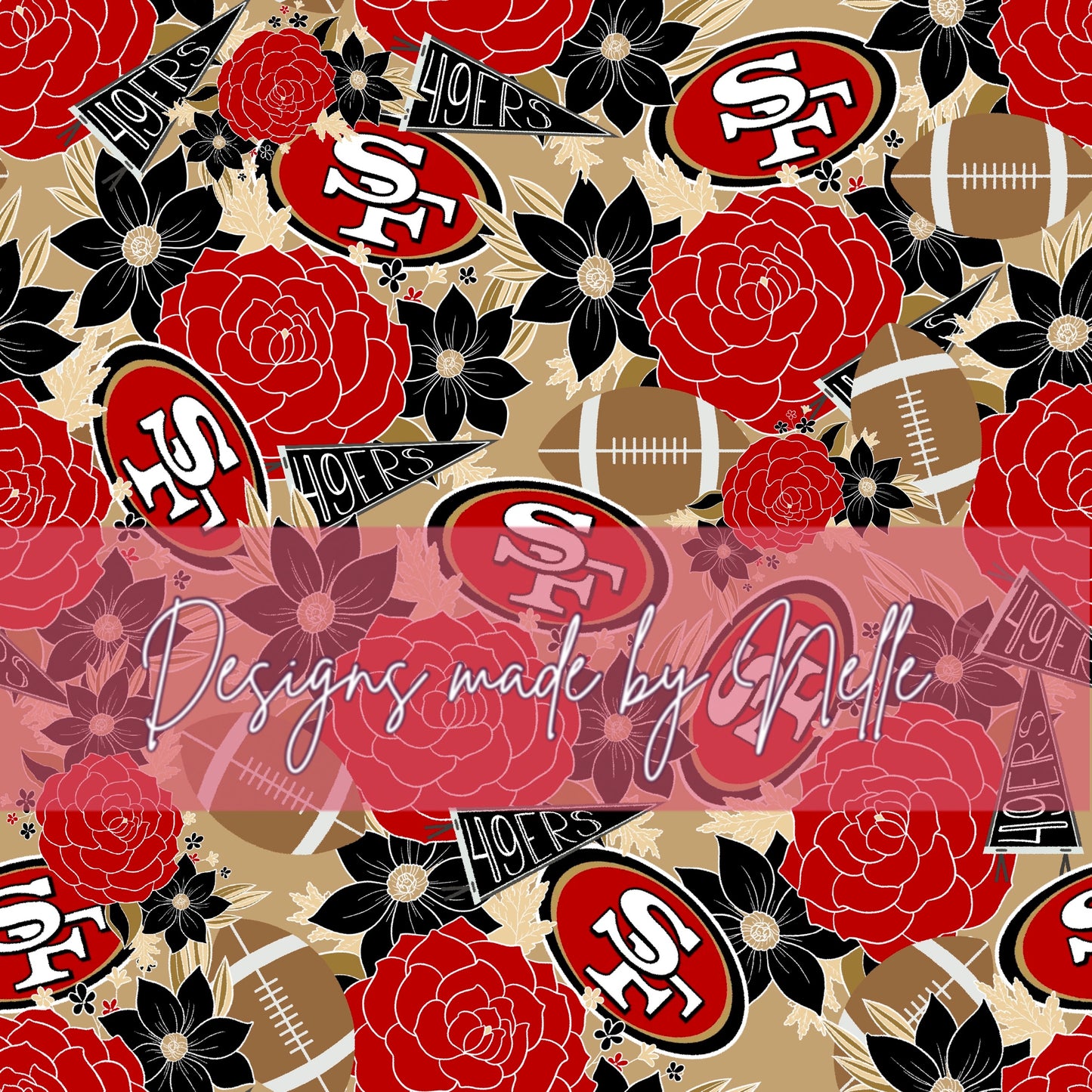 49ers Team Floral