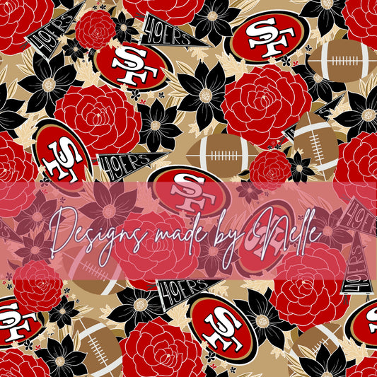 49ers Team Floral