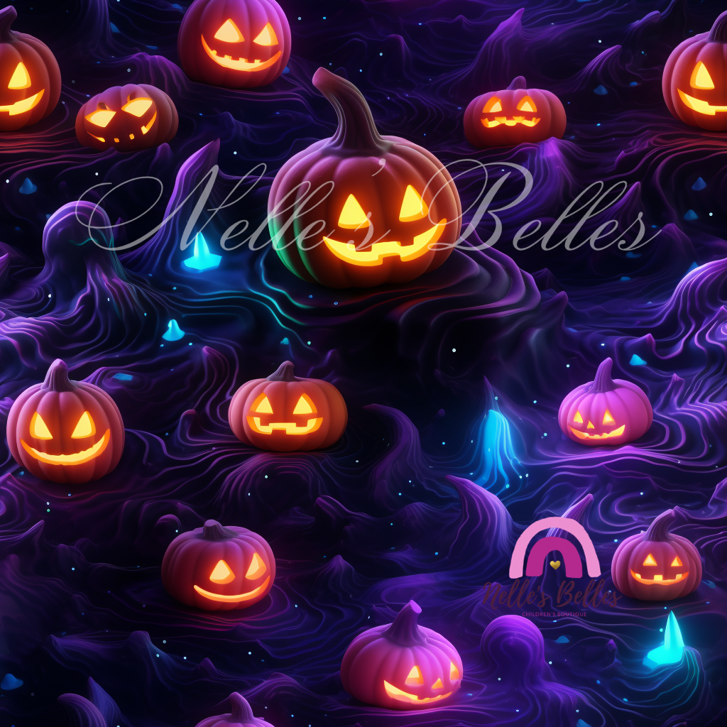 Glowing Jack o lanterns