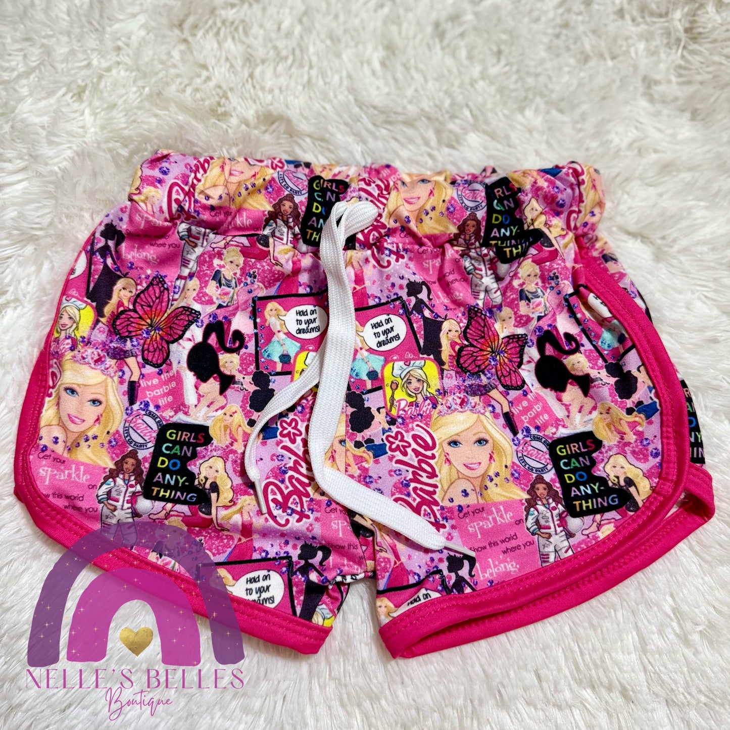 Pink girl shorts