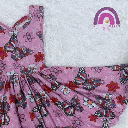 Butterfly twirl dress