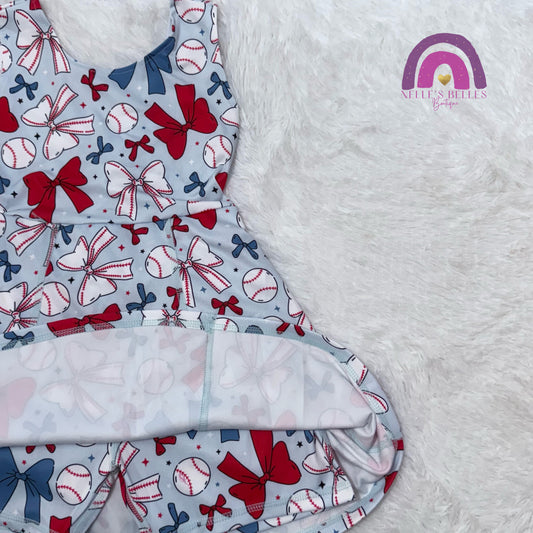 Baseball yoga dress