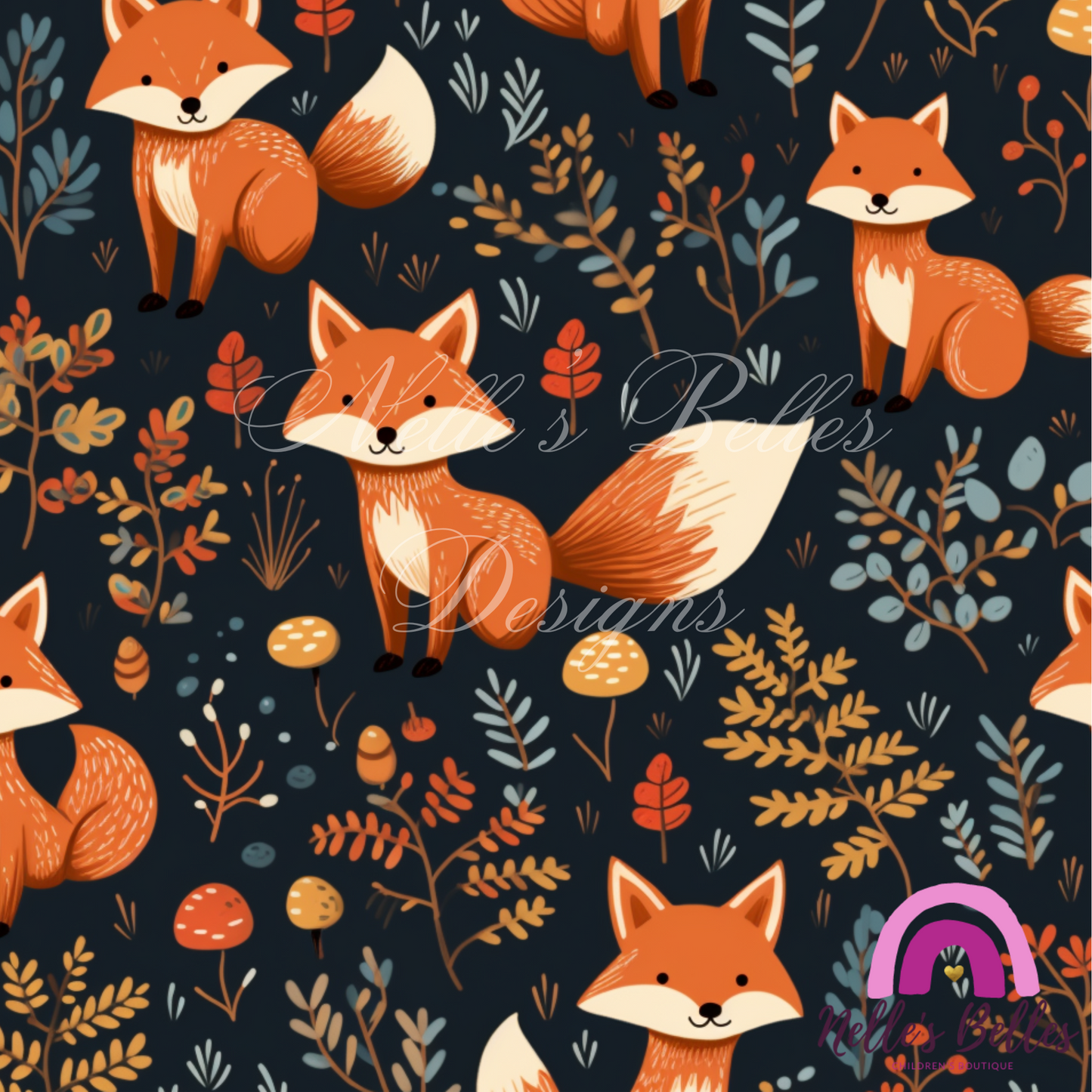 Foxes seamless