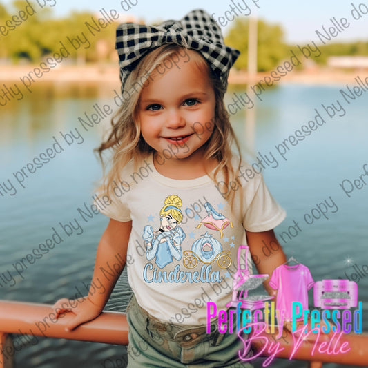 Glass slipper princess tee