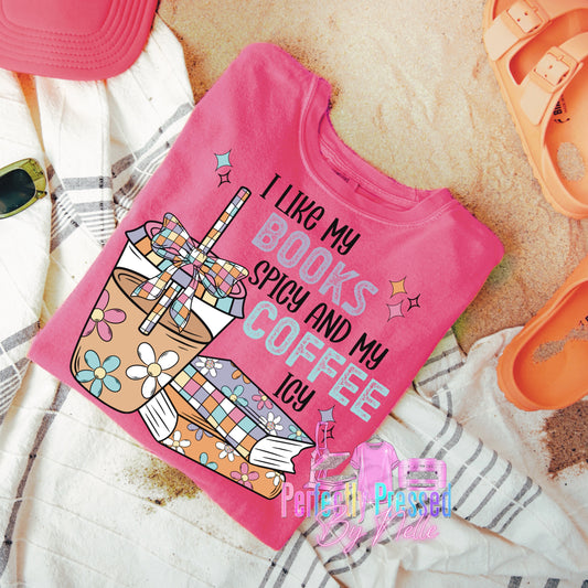 Books spicy coffee icy