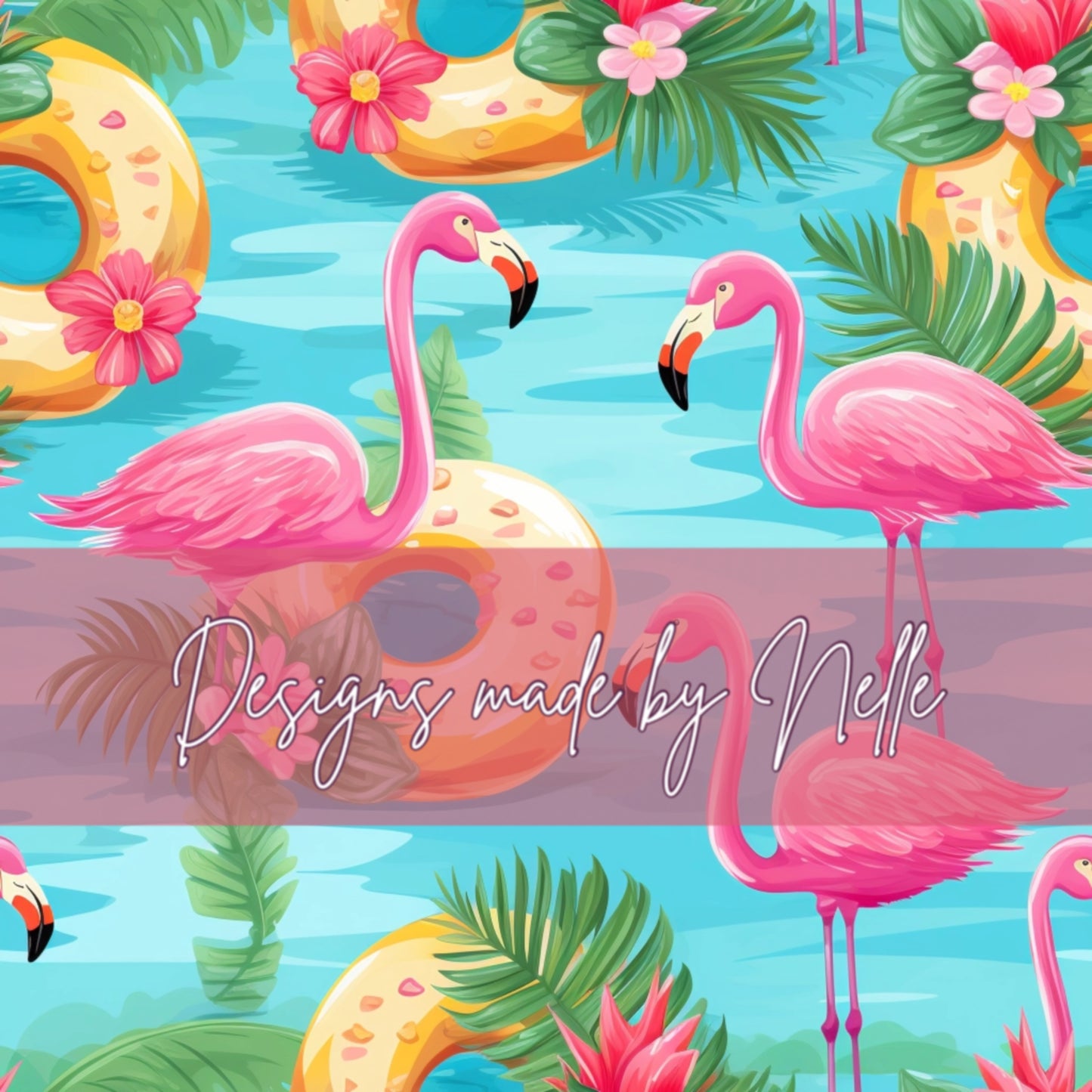 Tropical Flamingos