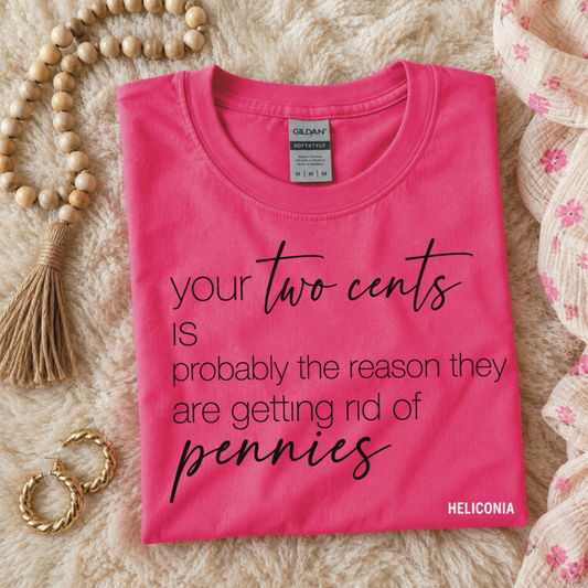 Two cents- Heliconia