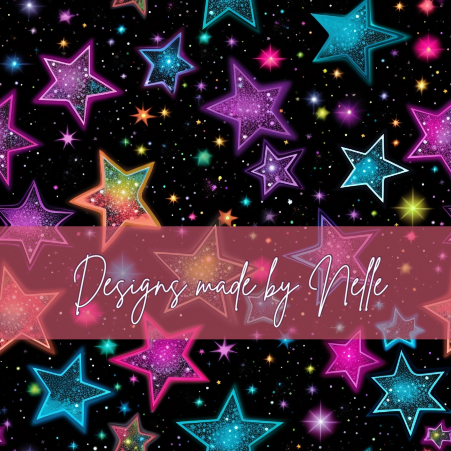 glitter, multicolor stars