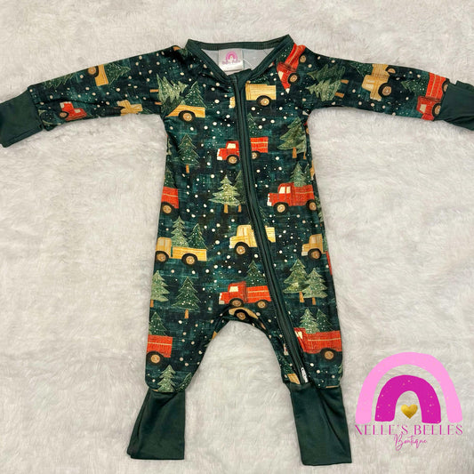 Christmas Truck Romper