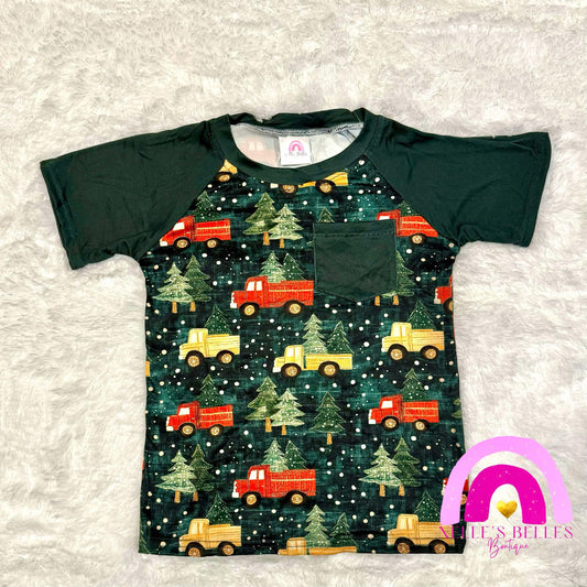 Christmas truck T-shirt