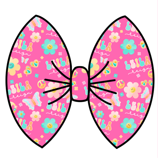 Peace butterfly pink