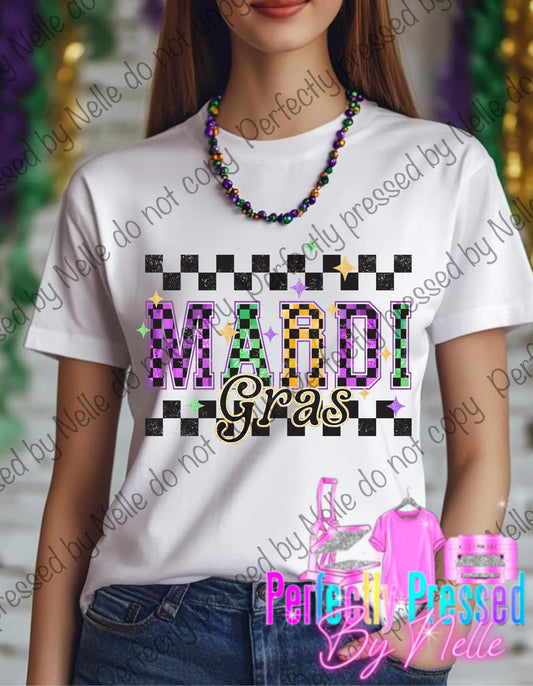 Checkered Mardi Gras