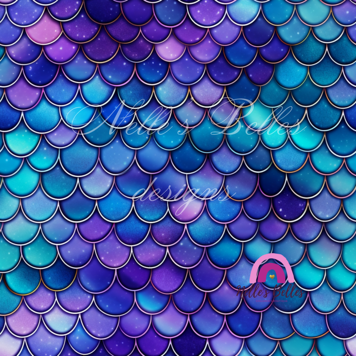 Mermaid scales seamless