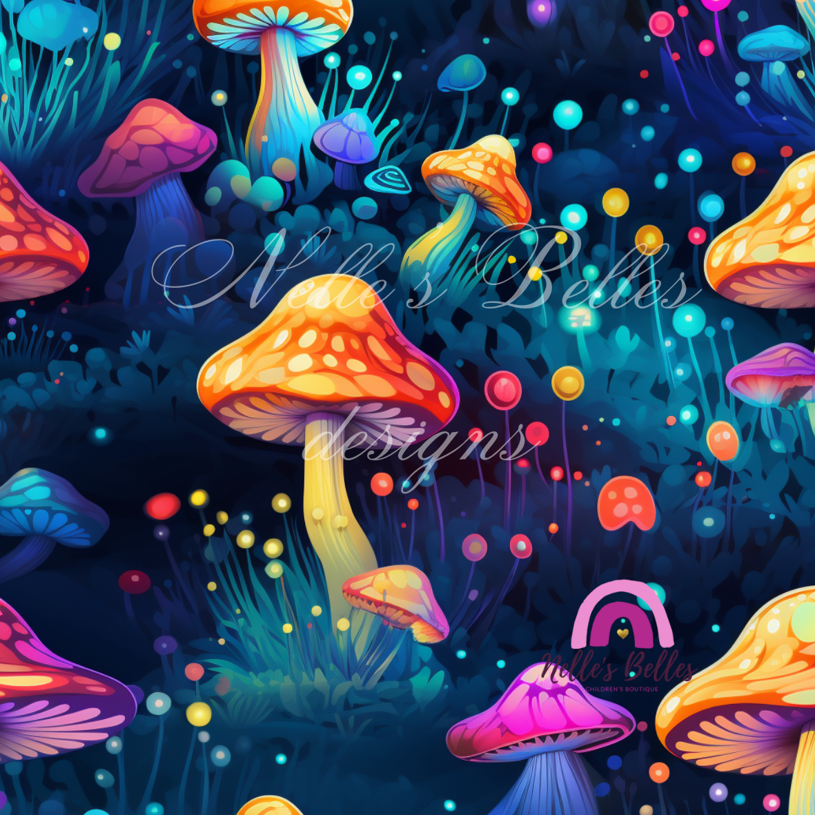 Mushrooms seamless