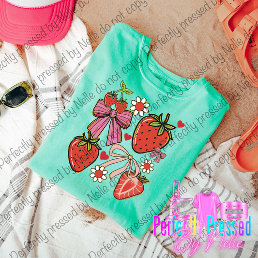 Strawberries and bows