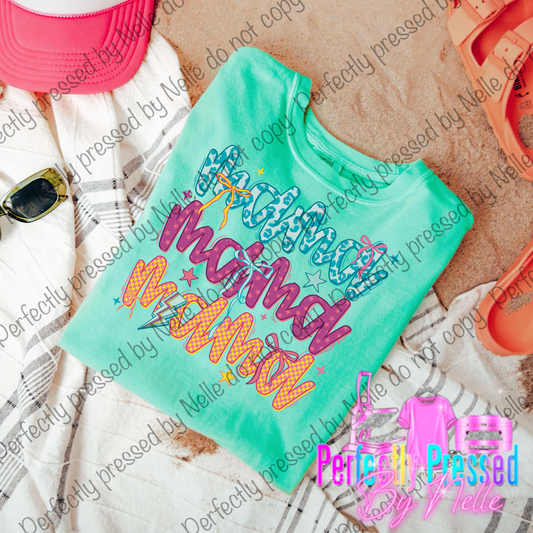Colorful Animal print mama