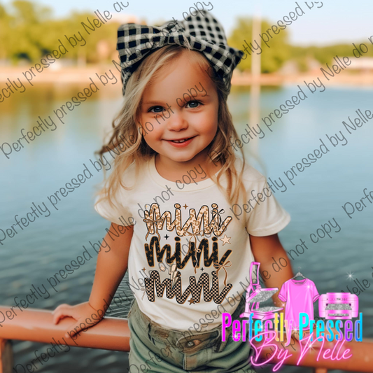 Animal print mini