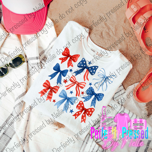 4th of July bows