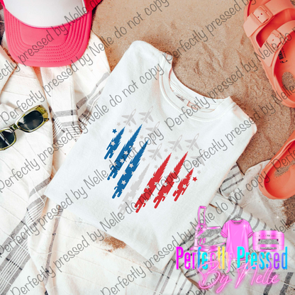 American Fighter Jet ~ 4th of July (Heart)