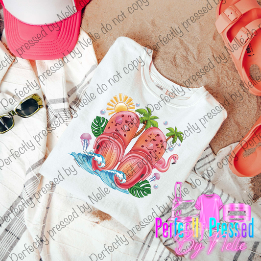 Summer shoes w shell charms