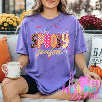 Spooky Season (patterned bubble font)