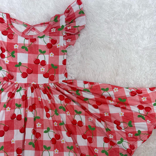Cherry twirl dress