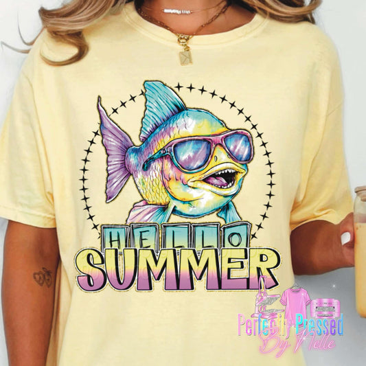 Hello Summer (fish with glasses)