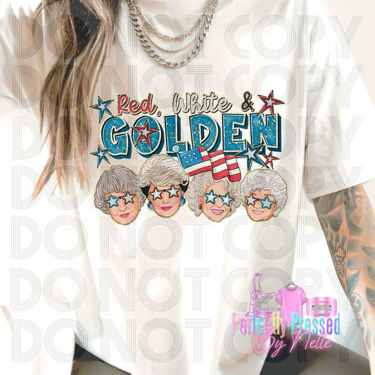 RED WHITE & GOLDEN