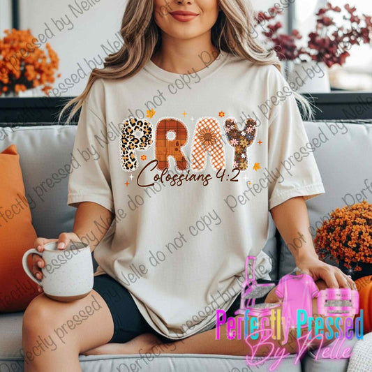 Pray (Fall aesthetic, Colossians)