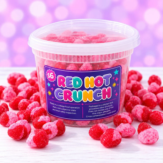 Red Hot Crunch - Freeze Dried Treat