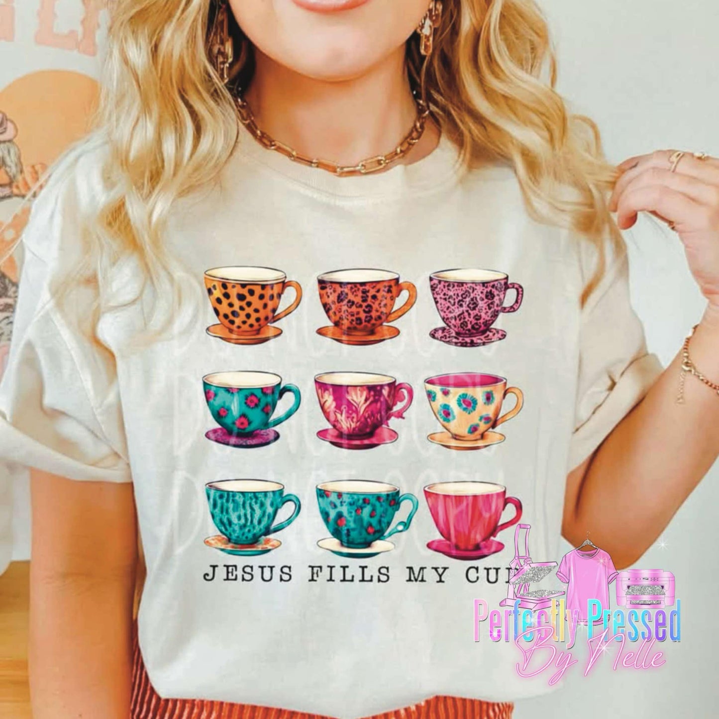 Jesus fills me up (teacup)