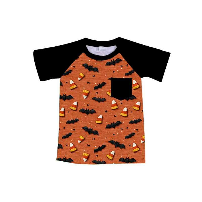 Candy Corn and Bats Tee