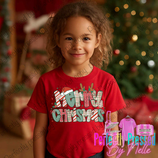 Merry Christmas (traditional Christmas colors)