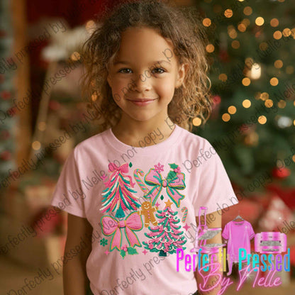 Pink Christmas Collage