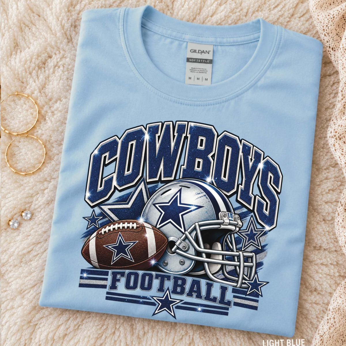 Cowboys Football - Light Blue