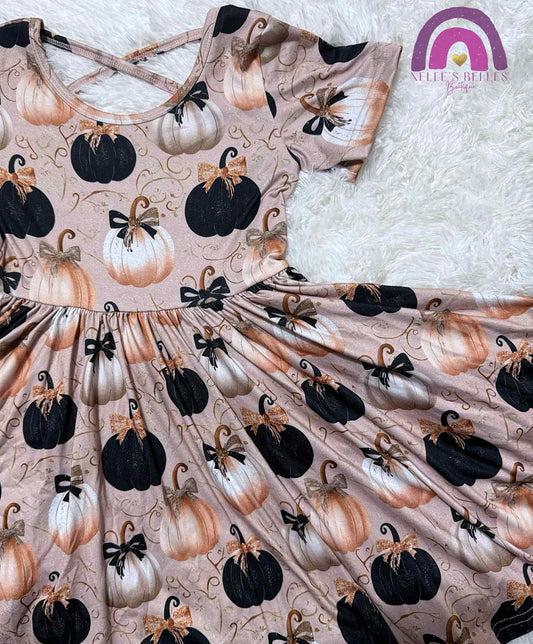Glamour pumpkins twirl dress