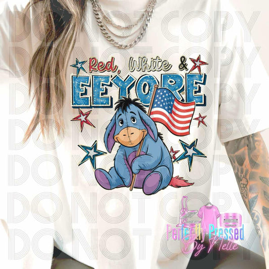 RED WHITE & EEYORE